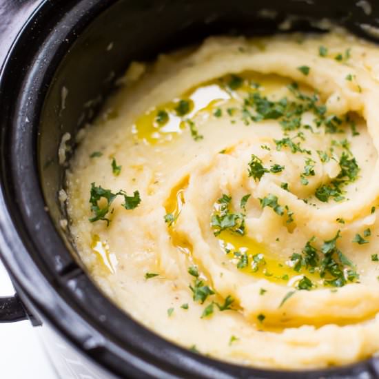 Crockpot Mashed Potatoes (whole30)
