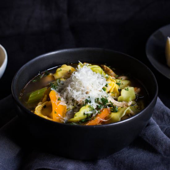 Tortellini Chicken Soup