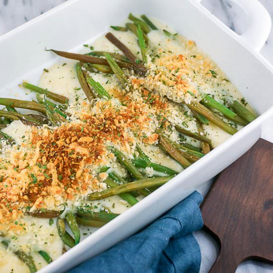 Cheesy Green Bean Bake