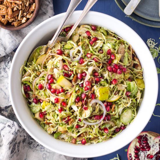 Winter Brussels Sprouts Salad
