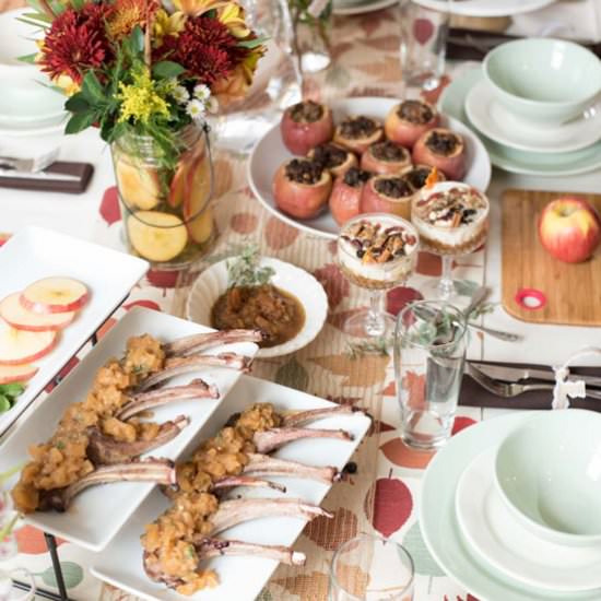 Fall Inspired Pot Luck with Apples