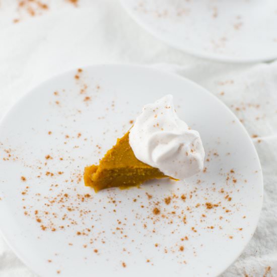 Mini Vegan Pumpkin Pies