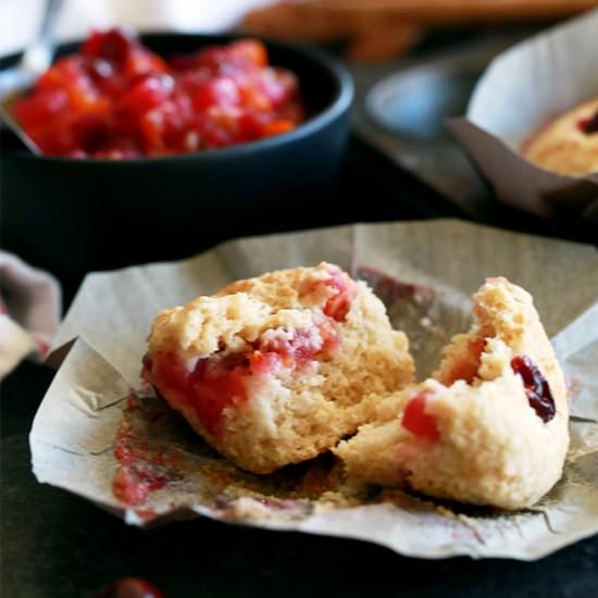 Cranberry Cobbler Muffins
