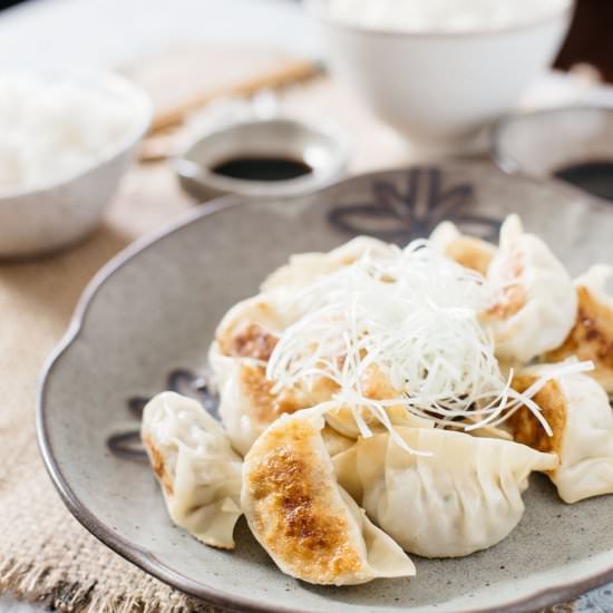 Japanese gyoza