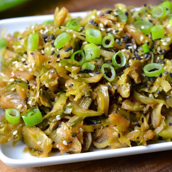 Asian Brussel SProuts