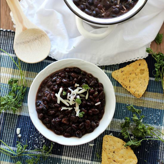 Slow Cooker Black Beans