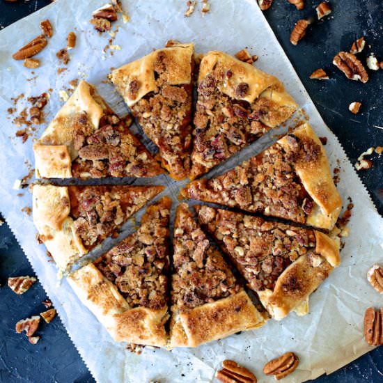 Sweet Potato Galette w/ Pecans