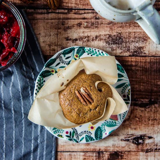 Grain-Free Gingerbread Muffins
