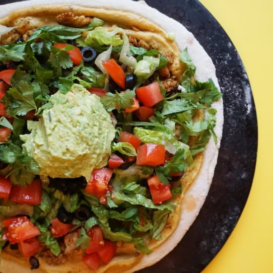 Tempeh Taco Pizza