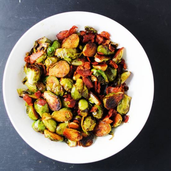 Brussels sprouts with bacon