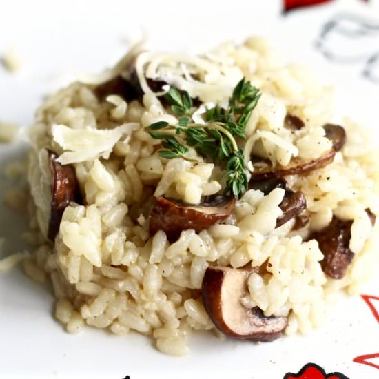 Classic Mushroom Risotto
