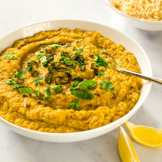 Slow-Cooker Butternut Dhal