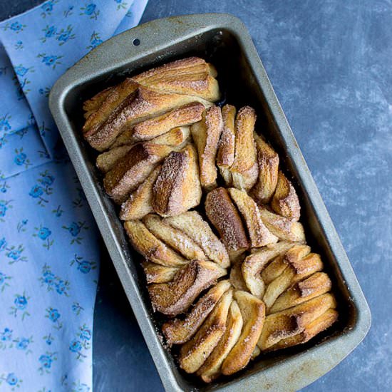 Cinnamon Sugar Pull Apart Bread