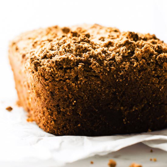Cinnamon Streusel Zucchini Bread