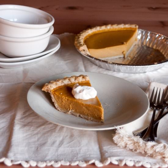 The best Pumpkin Pie ever
