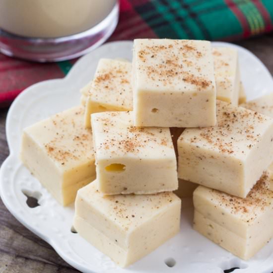 Eggnog Fudge
