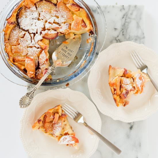 Stone Fruit Clafoutis