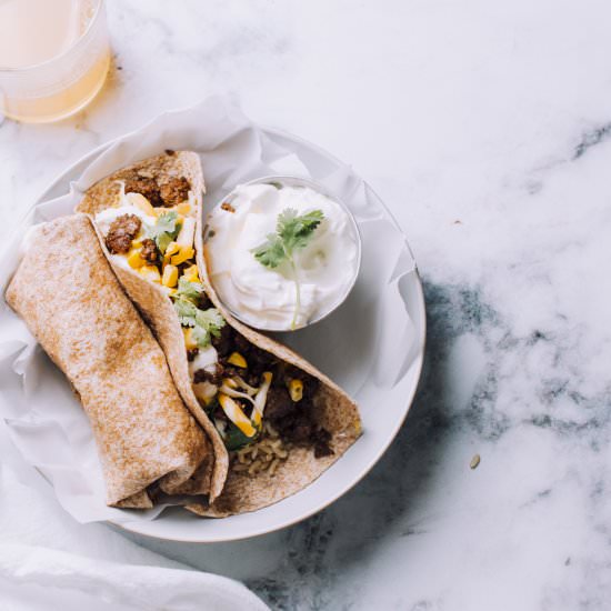Freezer Burritos Recipe
