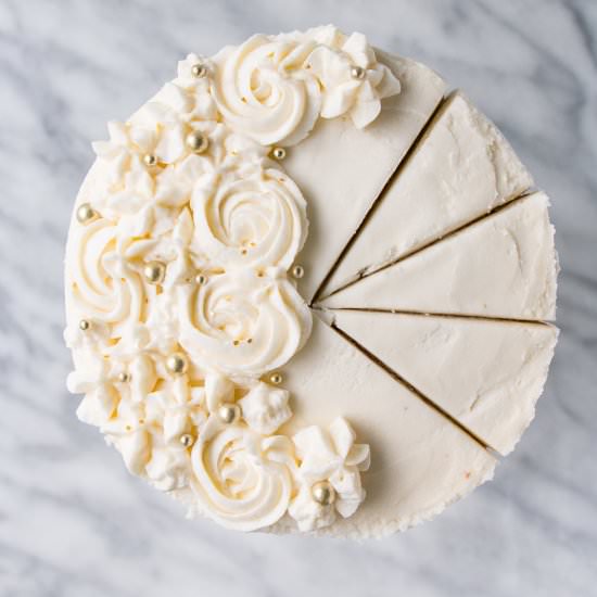 Champagne Vanilla Bean Cake