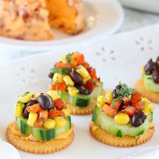 No Cook Bite Size Cheese Appetizer