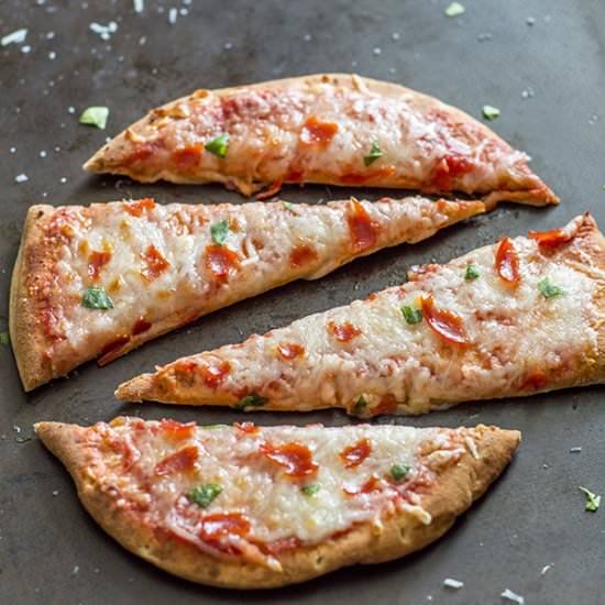 Pepperoni Pita Pizzas