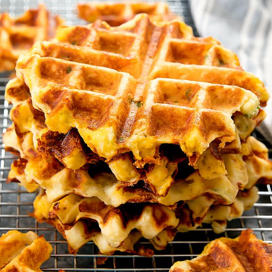 Mashed Potato Waffles