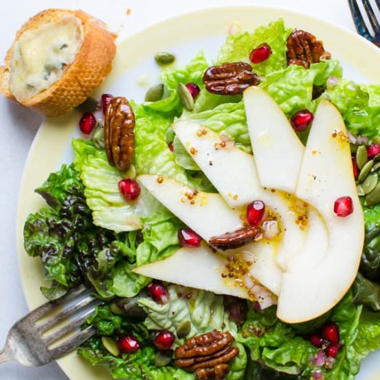 Pear Pomegranate Salad
