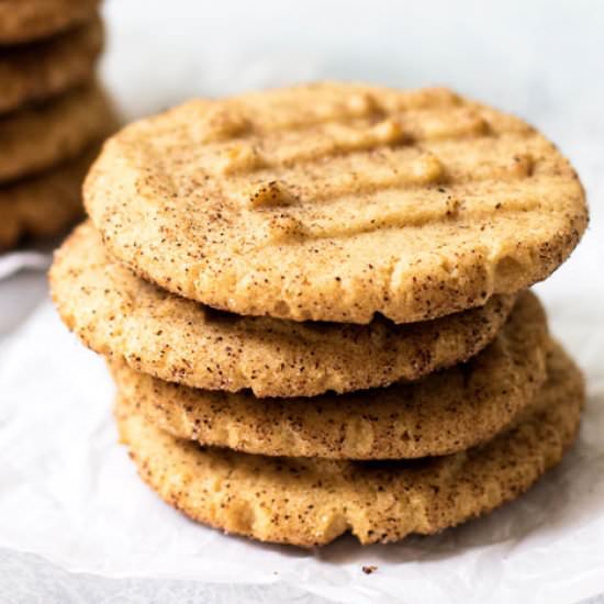Holiday Spice Peanut Butter Cookies
