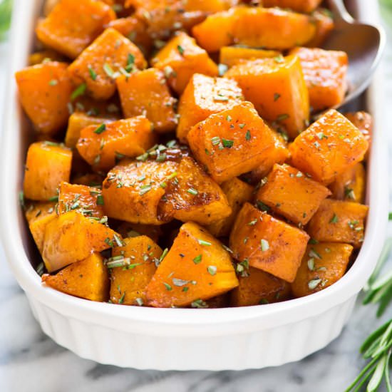 Cinnamon Roasted Butternut Squash