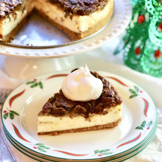 Southern Pecan Praline Cheesecake