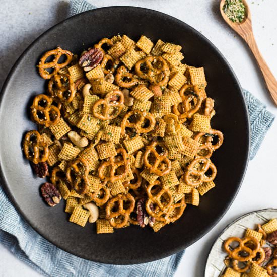 Browned Butter Furikake Chex Mix