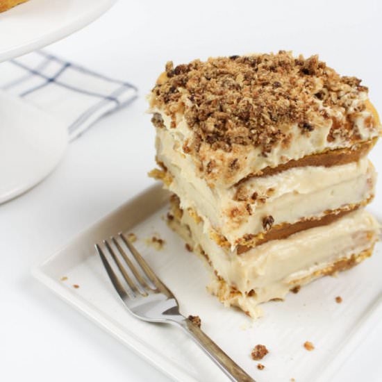 Pumpkin Waffle Cake