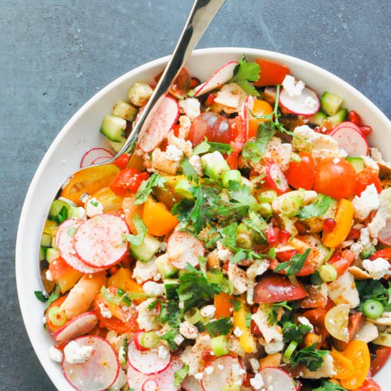 The Best Fattoush Salad