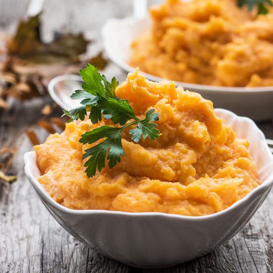 Easy Sweet Potato-Cauliflower Mash