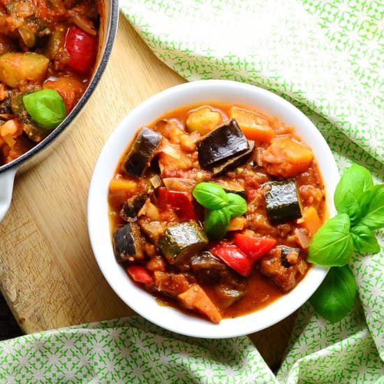 Mediterranean Vegetable Bean Stew