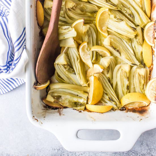 Braised Fennel with Lemon