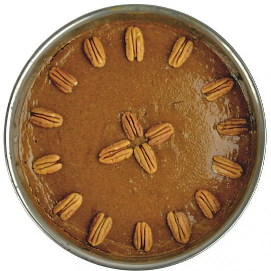 Pumpkin Pie on Date-Pecan Crust