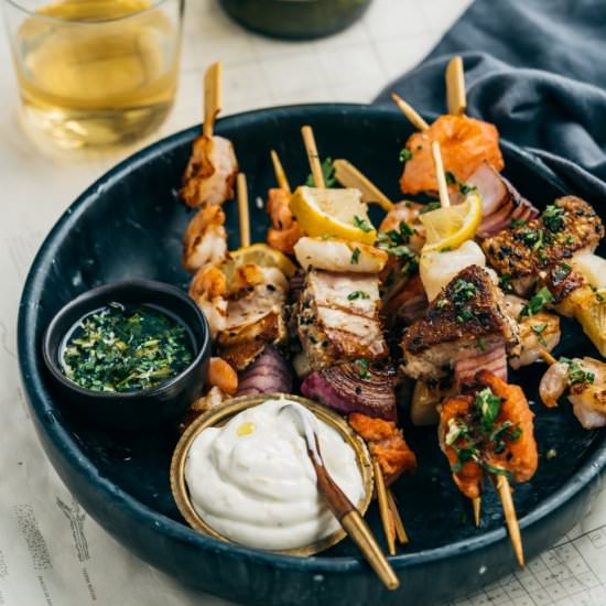 Seafood Skewers