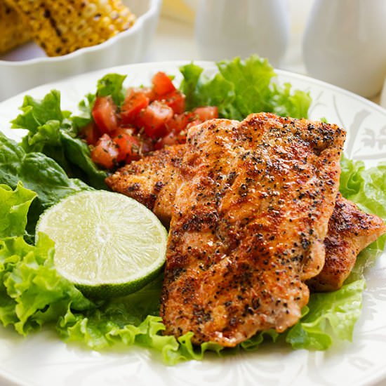 Grilled Spicy Salmon