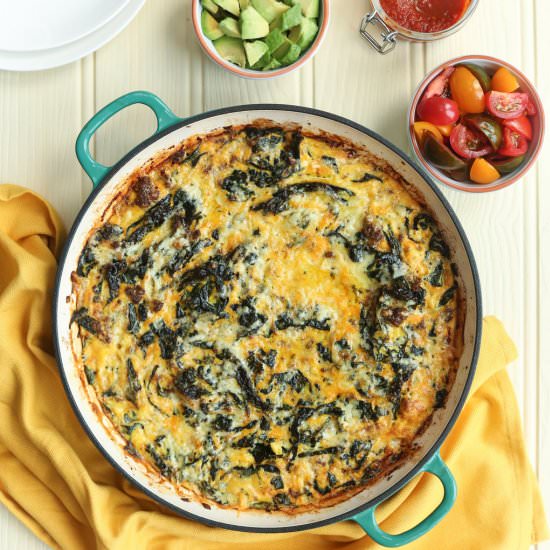 Mexican Kale Frittata