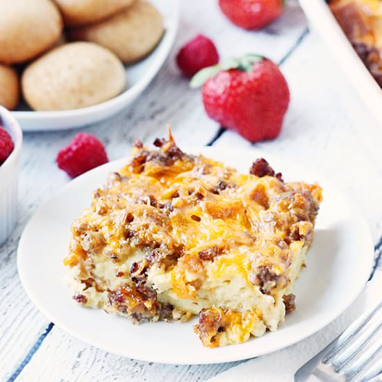 Easy Make-Ahead Breakfast Casserole