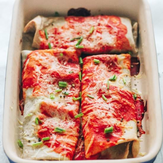 Spinach & Ricotta Baked Pancakes