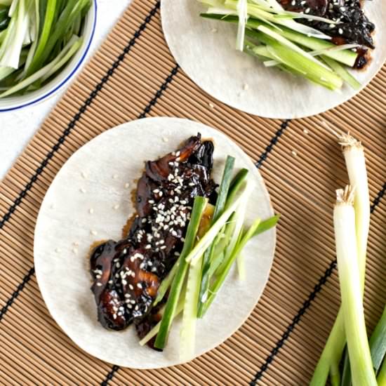 Vegetarian Chinese pancakes