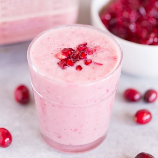 Orange Cranberry Sauce Smoothie