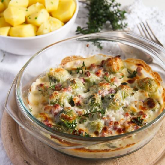 Easy Brussels Sprouts Bake