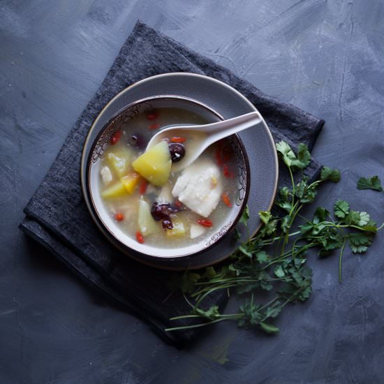 Fish with Green Papaya Soup