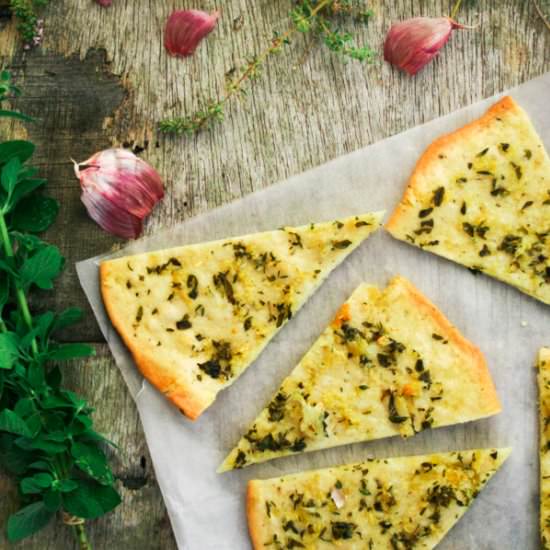 Quick Thin Crust Focaccia