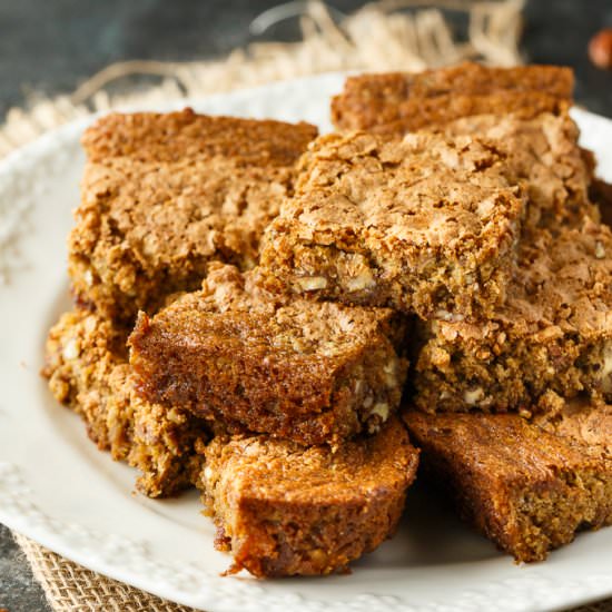 Pecan Cake Bars