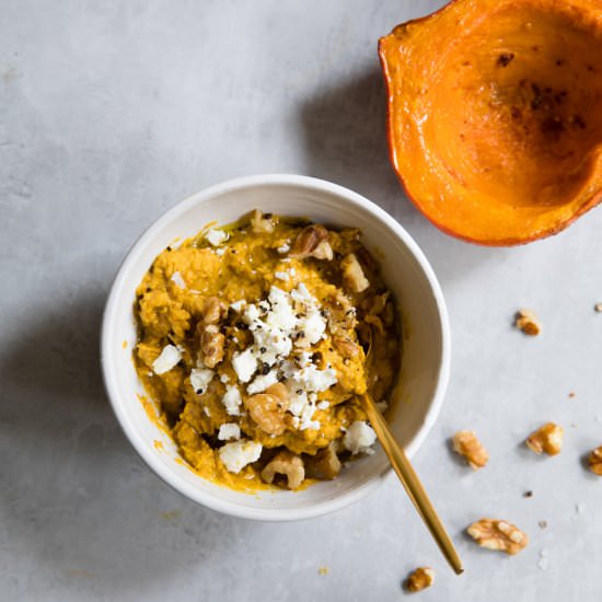 Pumpkin, Walnut & Feta Dip