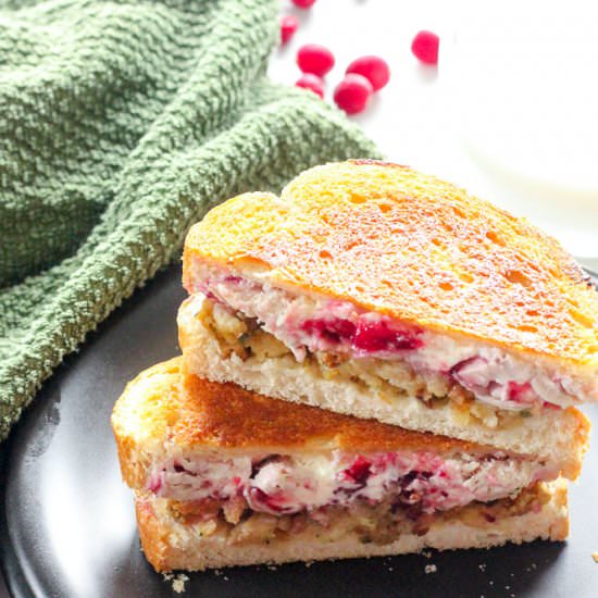 Turkey-Cran Cream Cheese Sandwich